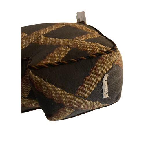 Scottie Dog Pillow Unique Black & Tan with Bow 16" x 13" - Picture 6 of 6